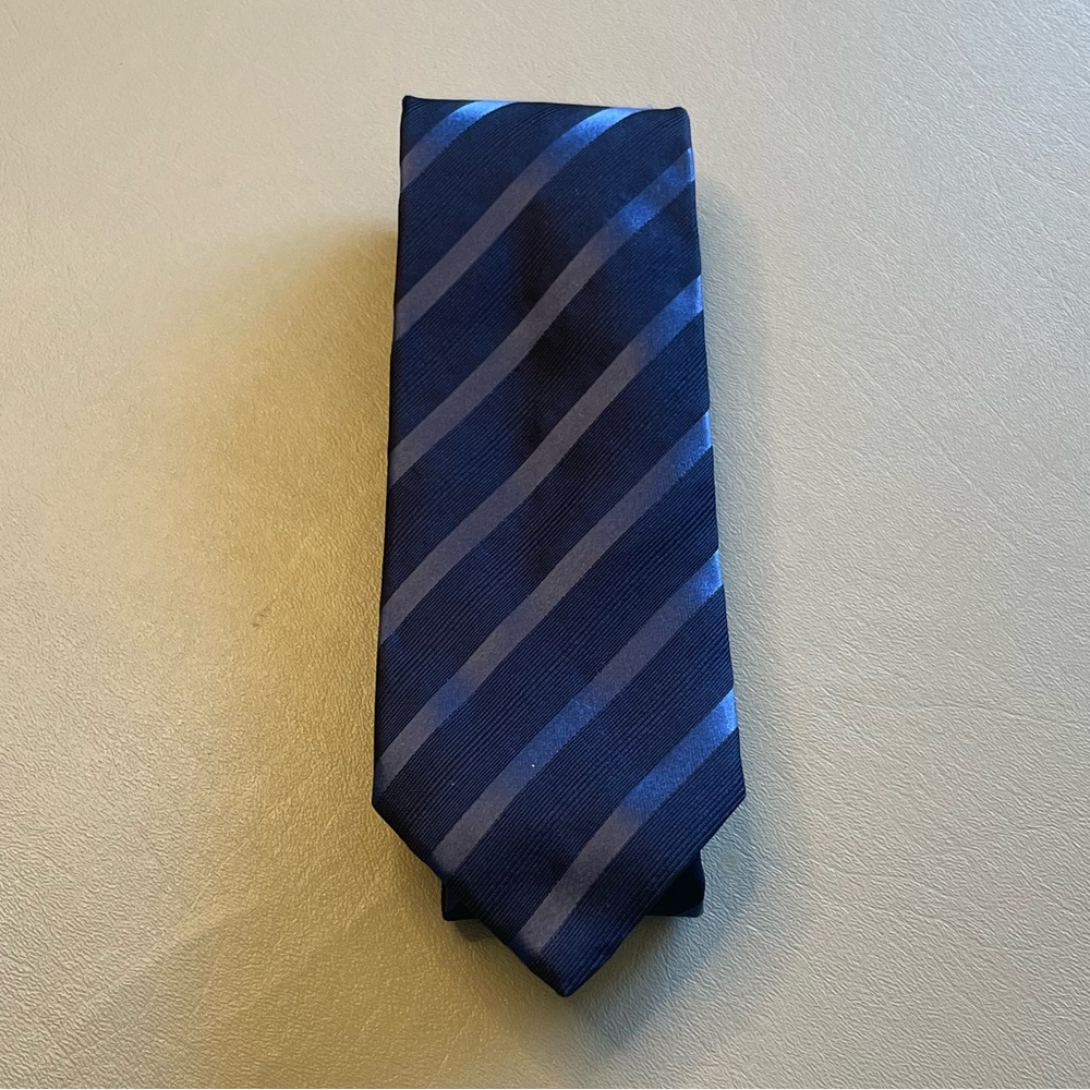 Valentino silk tie blue